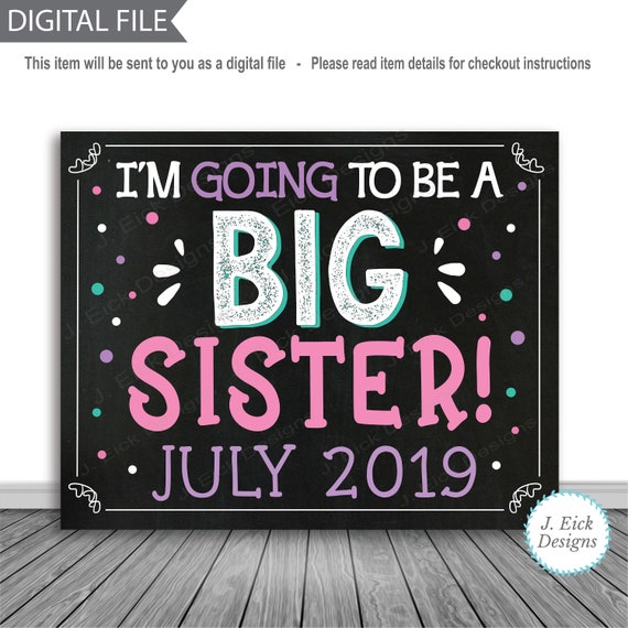 I'm Going To Be A Big Sister 2019 Pregnancy Announcement I'm Going To Be A Big Sister 2019 Pregnancy Announcement
