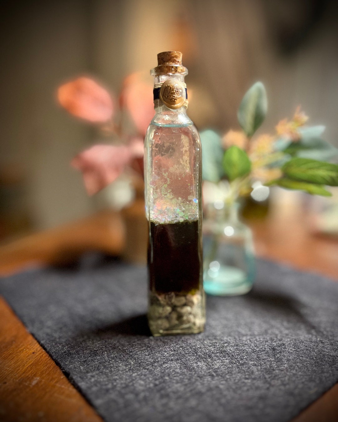 Potion potion of Climbing Handmade Sensory Jar Styled in an Oldfashioned, Glass Apothecary