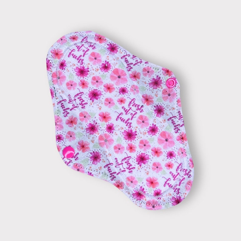 cotton panty liners, thin discreet reusable sanitary pads for light days, rude gift set for ladies, pink reusable panty liners zdjęcie 3