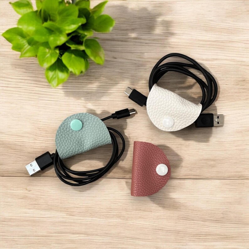 Advent Calendar Fillers for Men, Plain Cable Tidy, Cord Holder, Cable