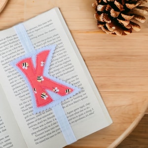 personalised gift for reader, Personalised bookmark, elastic bookmark,  personalised teacher gift, personalised secret Santa gift idea
