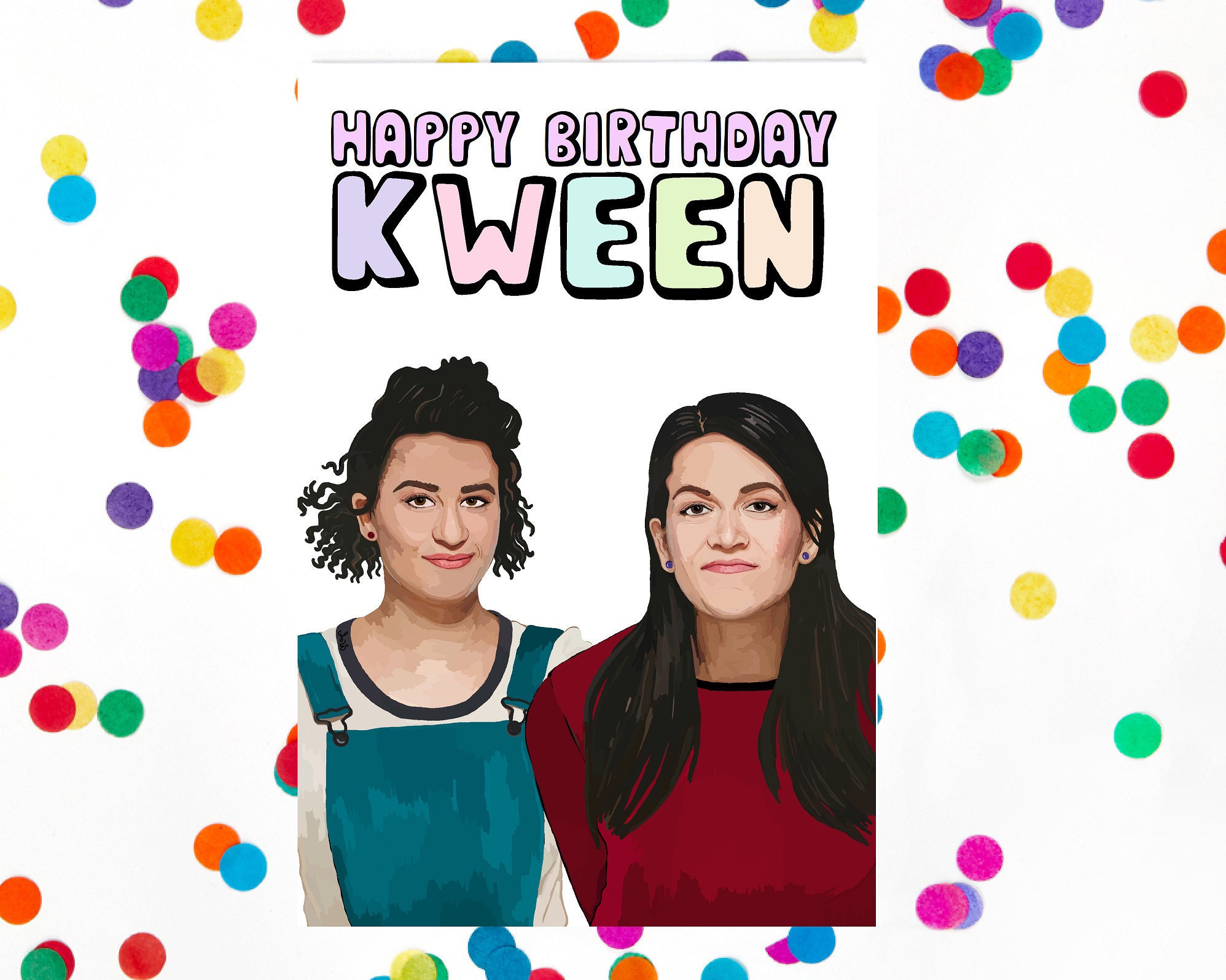 Broad City Birthday Card Yas Kween Yas Queen Funny Birthday | Etsy