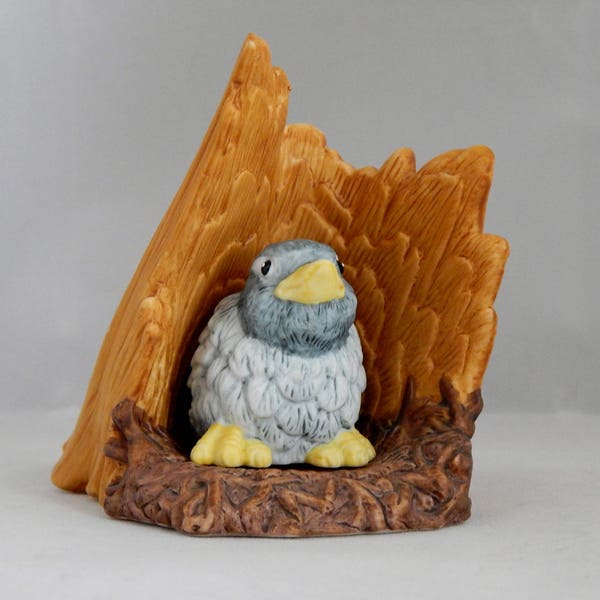 Woodland Surprises - Bluebird, Jacqueline B. Smith, Artist, Franklin Porcelain (1984), Bluebird Figurine
