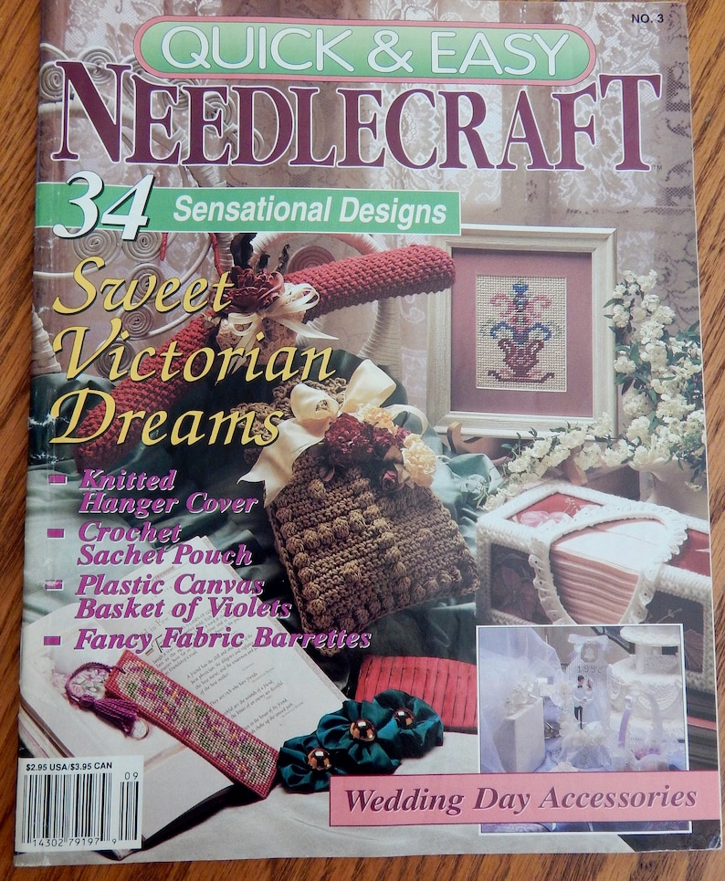 Vintage Quick and Easy Needlecraft Magazines From 1992 and 1993 6