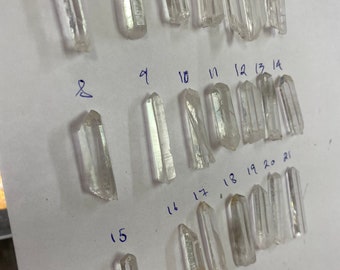 Point lemurian seed crystals | colombian quartz | lemurian seed quartz | emerald crystal | muzo colombia |