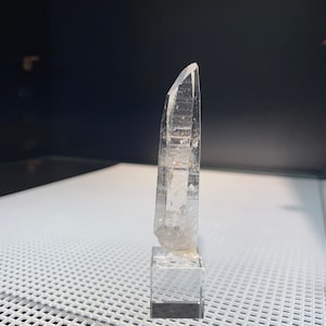 Lemurian seed blade of light collectible crystal | colombian Emerald Crystal quartz point | brilliant Crystal on cube | laser crystal