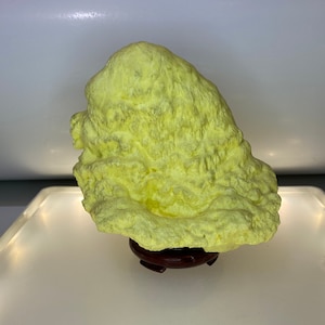 Sulphur (Louisiana USA) rare specimen / collectible sulfur specimen / unique decoration specimen