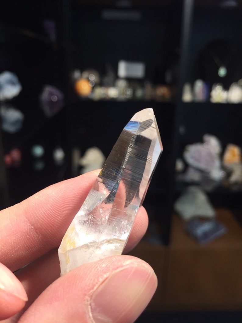 Lemurian seed blade of light crystal