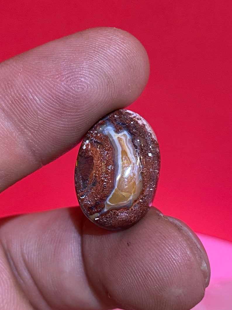 Yellow fire opal from Mexico jewelry cabochon opal Mexican fire opal specimen for jewelry collectible specimen RING NOT included AAA image 9