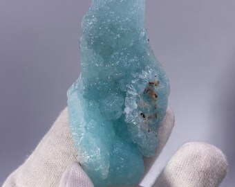 Hemimorfita de flor coleccionable de Palabanda (República del Congo) / Minerales coleccionables de hemimorfita brillante / Ejemplar raro para equilibrar