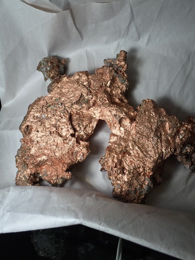 Gran ejemplar de cobre nativo / cobre en bruto / cobre de EE. UU. 2010 / ejemplar coleccionable de 1000 g imagen 6