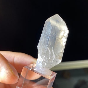 Lemurian seed crystal (blade of light blue mist)