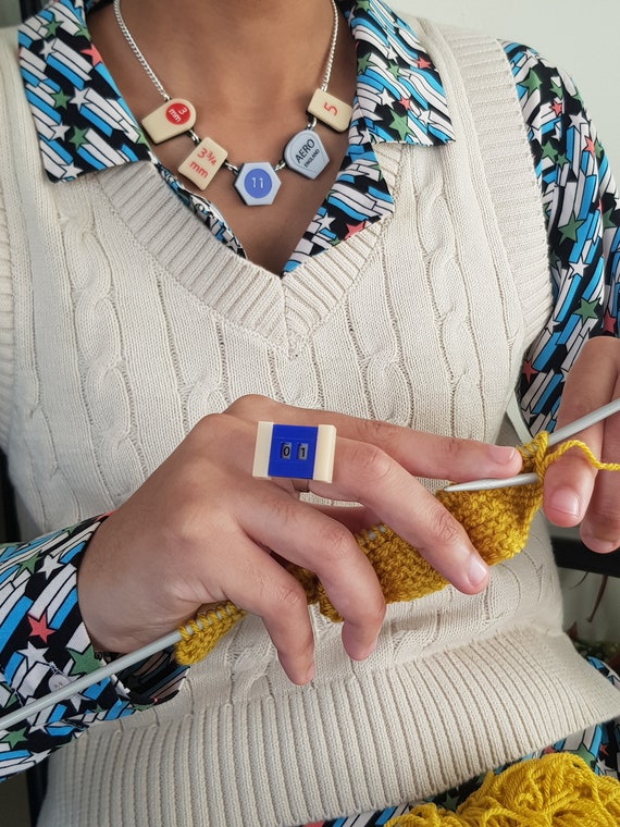 Knitting Row Counter Ring Laser Cut Acrylic Etsy