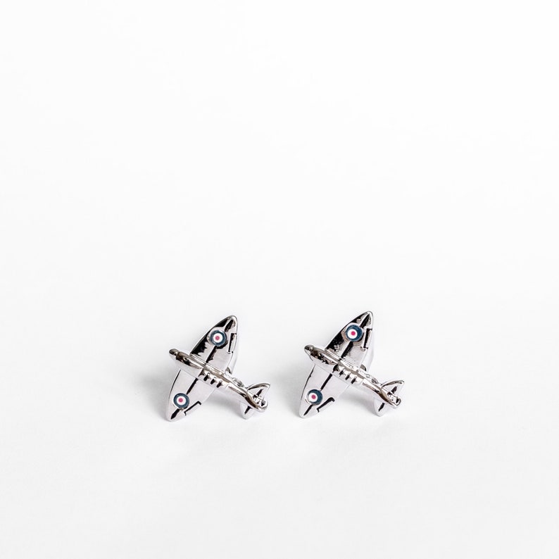 Spitfire Airplane Cufflinks