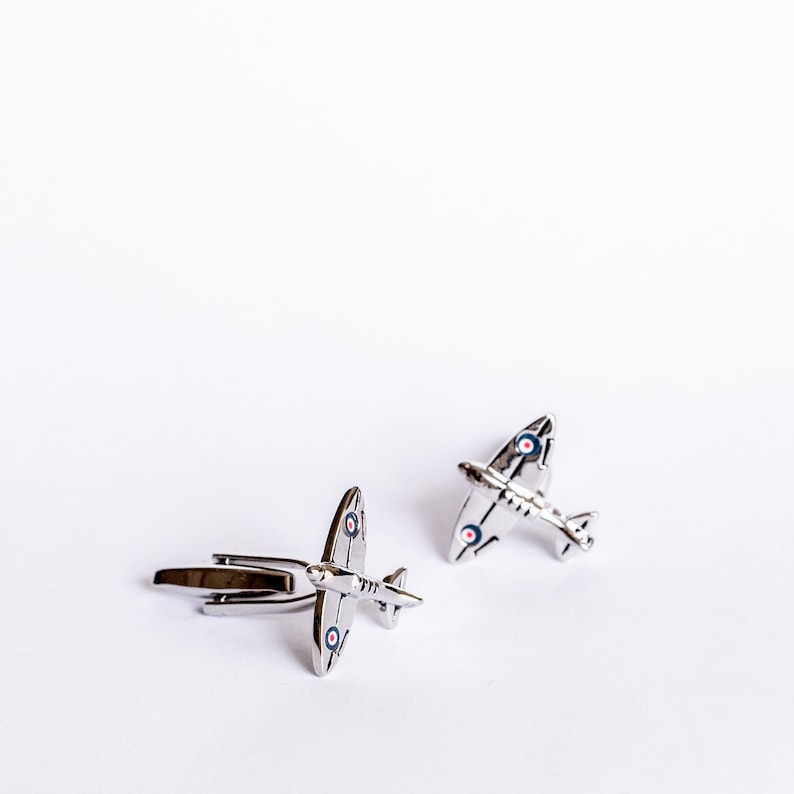 Spitfire Airplane Cufflinks