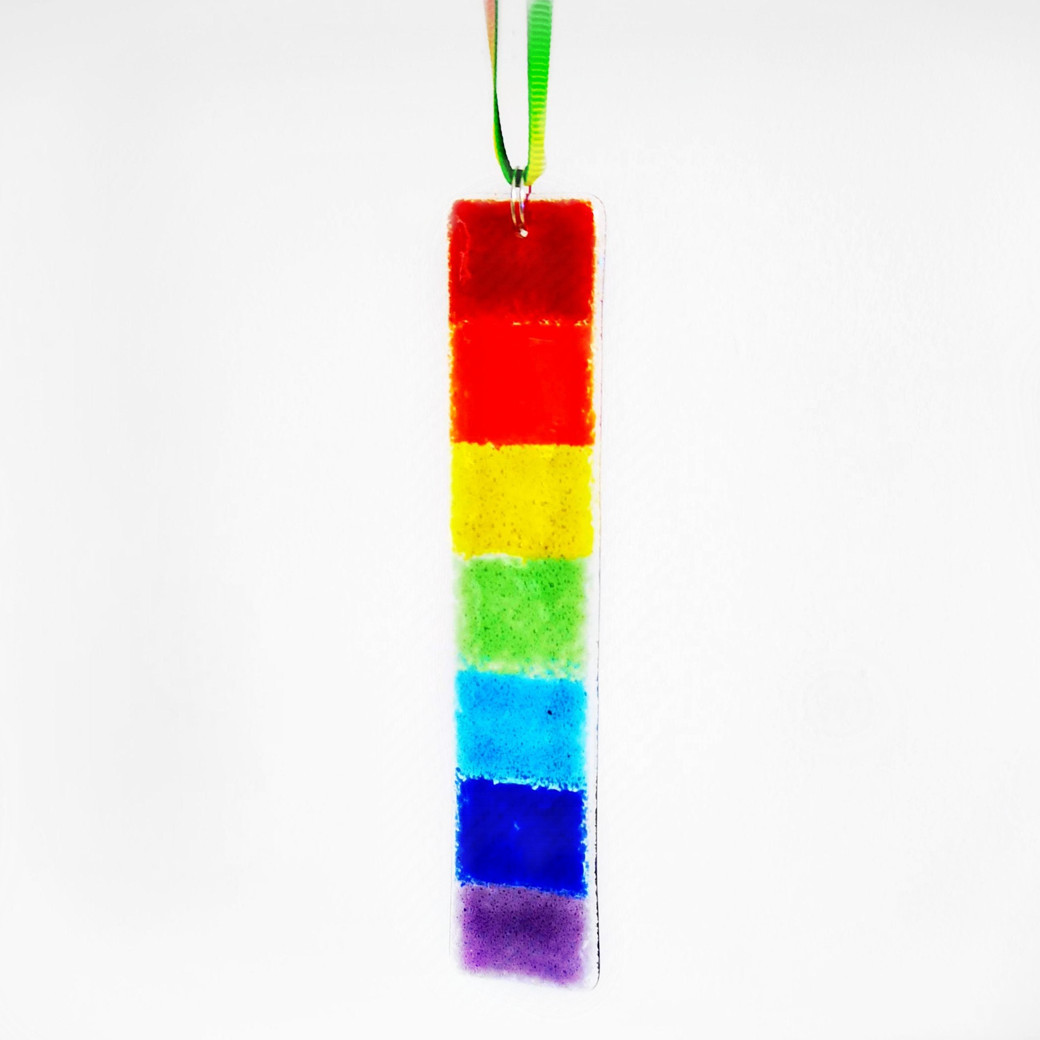 Chakra Rainbow Suncatcher Gift Fused Glass for Garden or Etsy UK