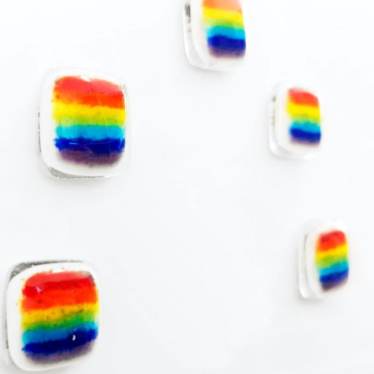 Rainbow Set of 7 Mini Fridge for Home or Etsy UK