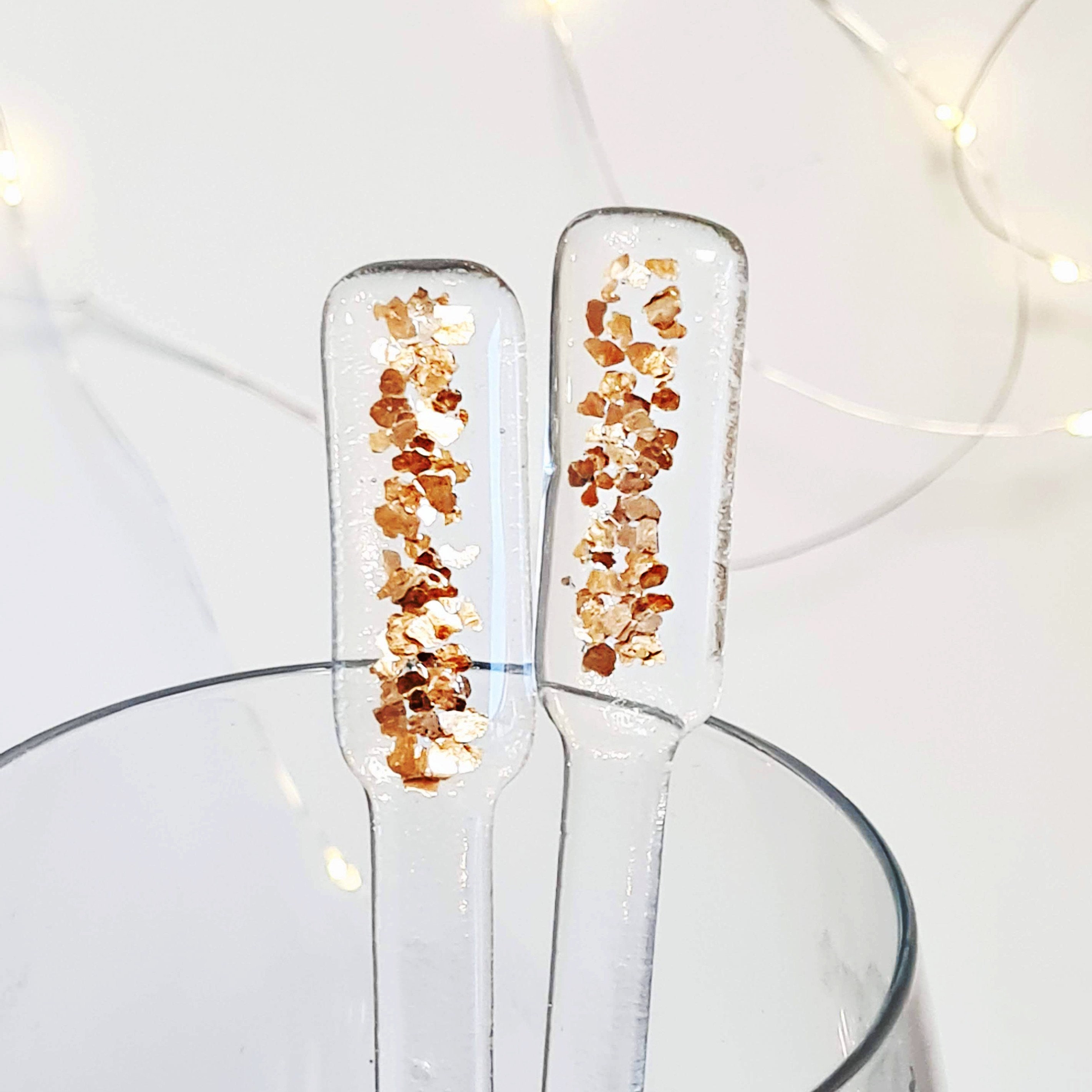 Gold Sparkly Cocktail Stirrers Swizzle Sticks Reusable Eco for Etsy UK