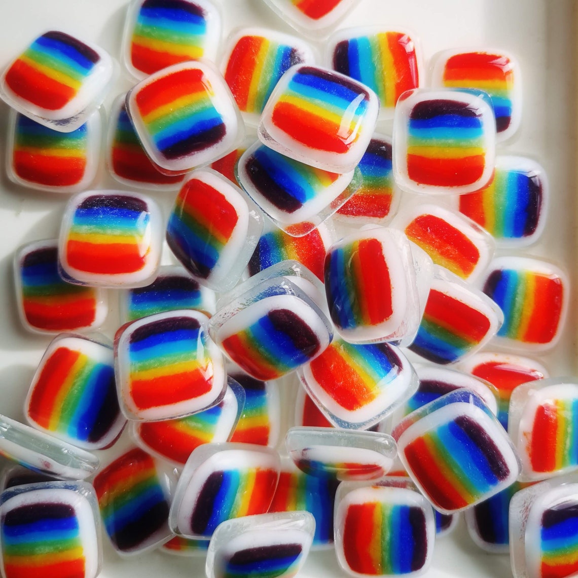 Rainbow Set of 7 Mini Fridge for Home or Etsy Israel