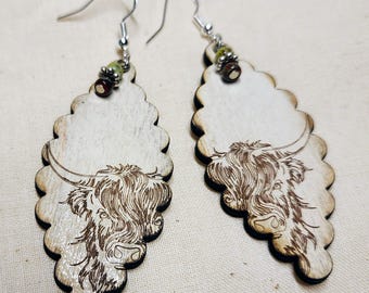 Highland Cow Earrings
