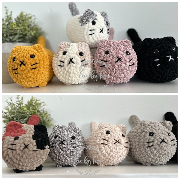 Cat Loaf Crochet  Plushie