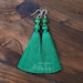 see more listings in the Silk tassel earrings section