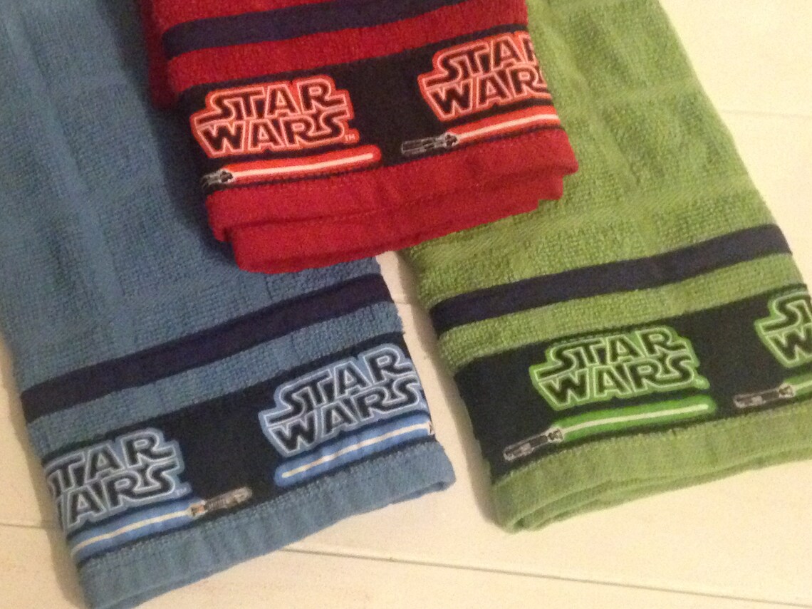 STARWARS SET TOWELS hand towel gift set bathroom hand Etsy