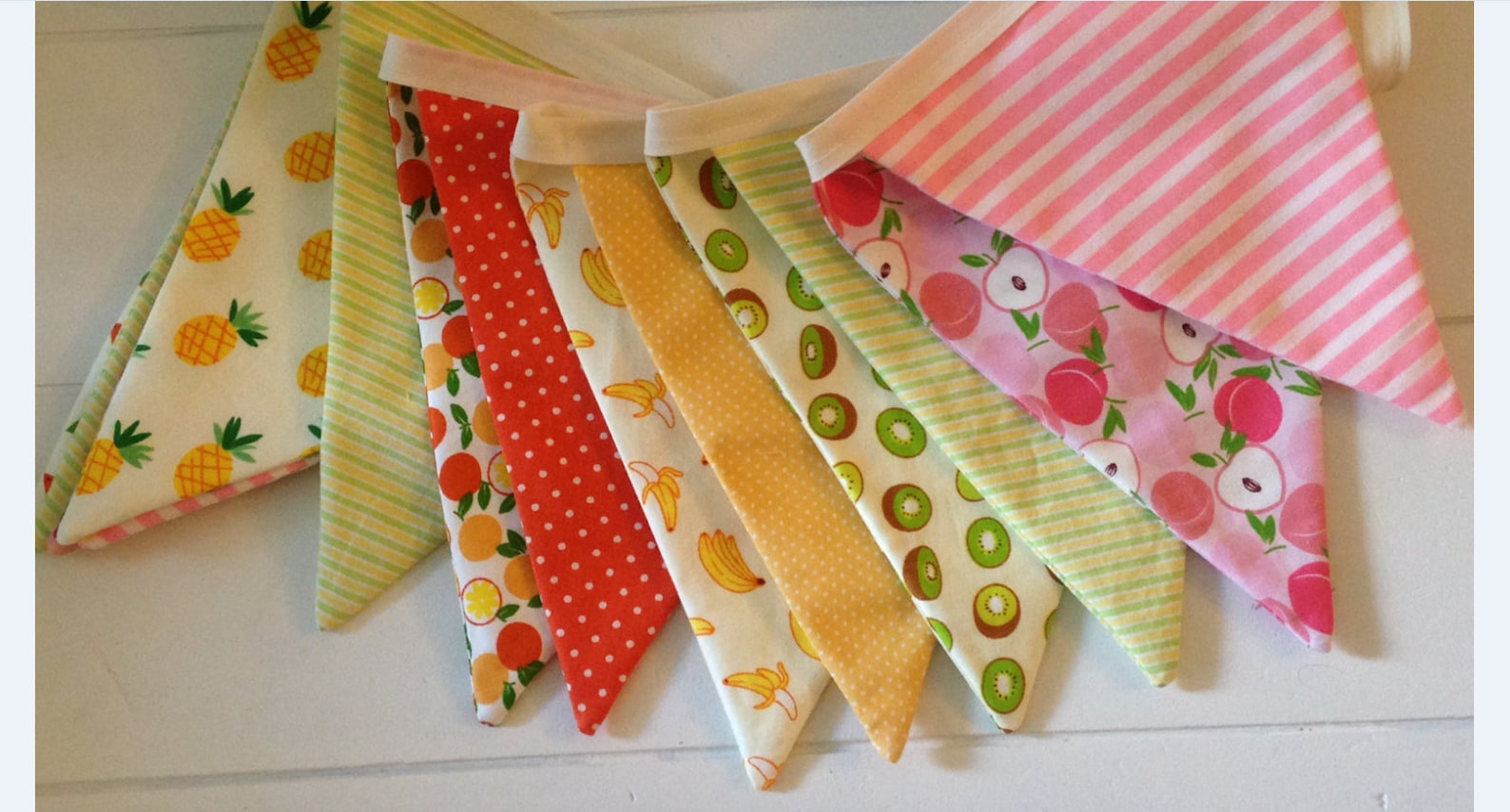 BUNTING BANNERS Fruits Bunting Banner Fruits Decor Fruit | Etsy