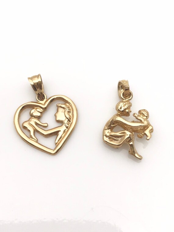 gold mom charms