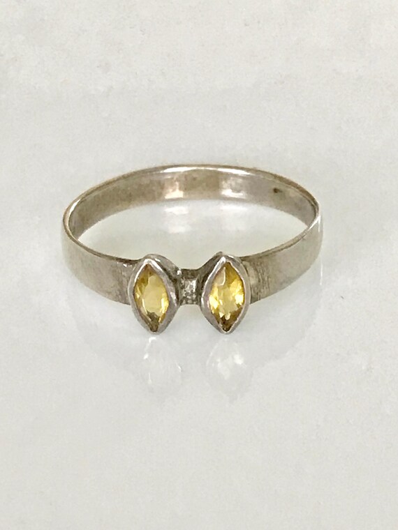 Sterling Stack Rings,  Silver Stacking Ring, Blue… - image 8