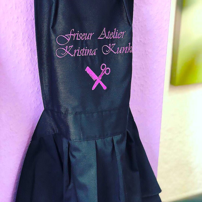 Nail Artist Apron With Secret Pockets Hair Stylist Apron for Etsy