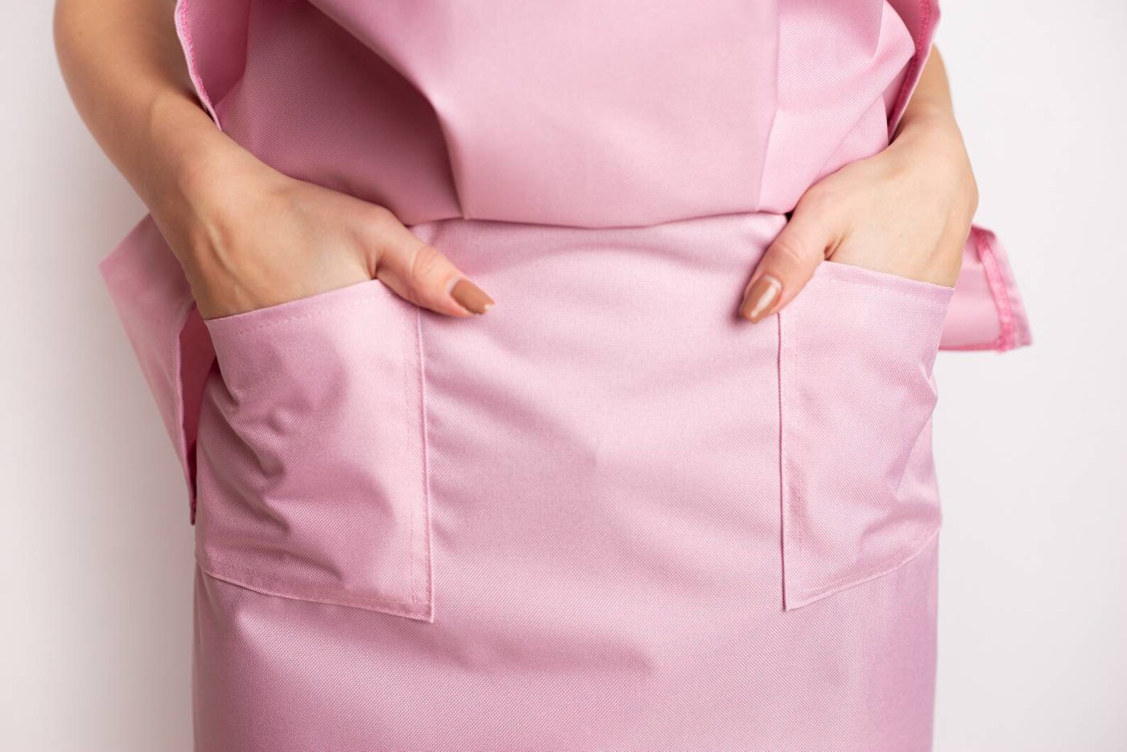 Nail Artist Apron With Secret Pockets Hair Stylist Work Apron Etsy