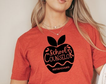 School Counselor Shirt Back to School Gift for Counselors School Therapist Elementary School Middle School High School Shirt