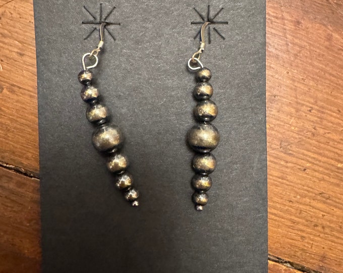 long Graduated Navajo Earrings