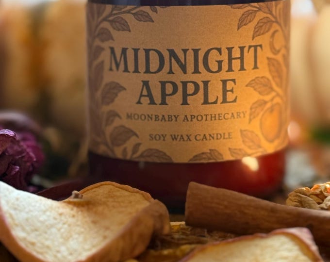 Midnight Apple Soy Candle 7 oz