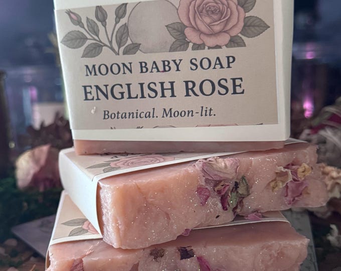English Rose Scented Handcafted Vegan Soap