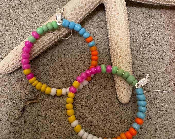 Summer Rainbow Hoops