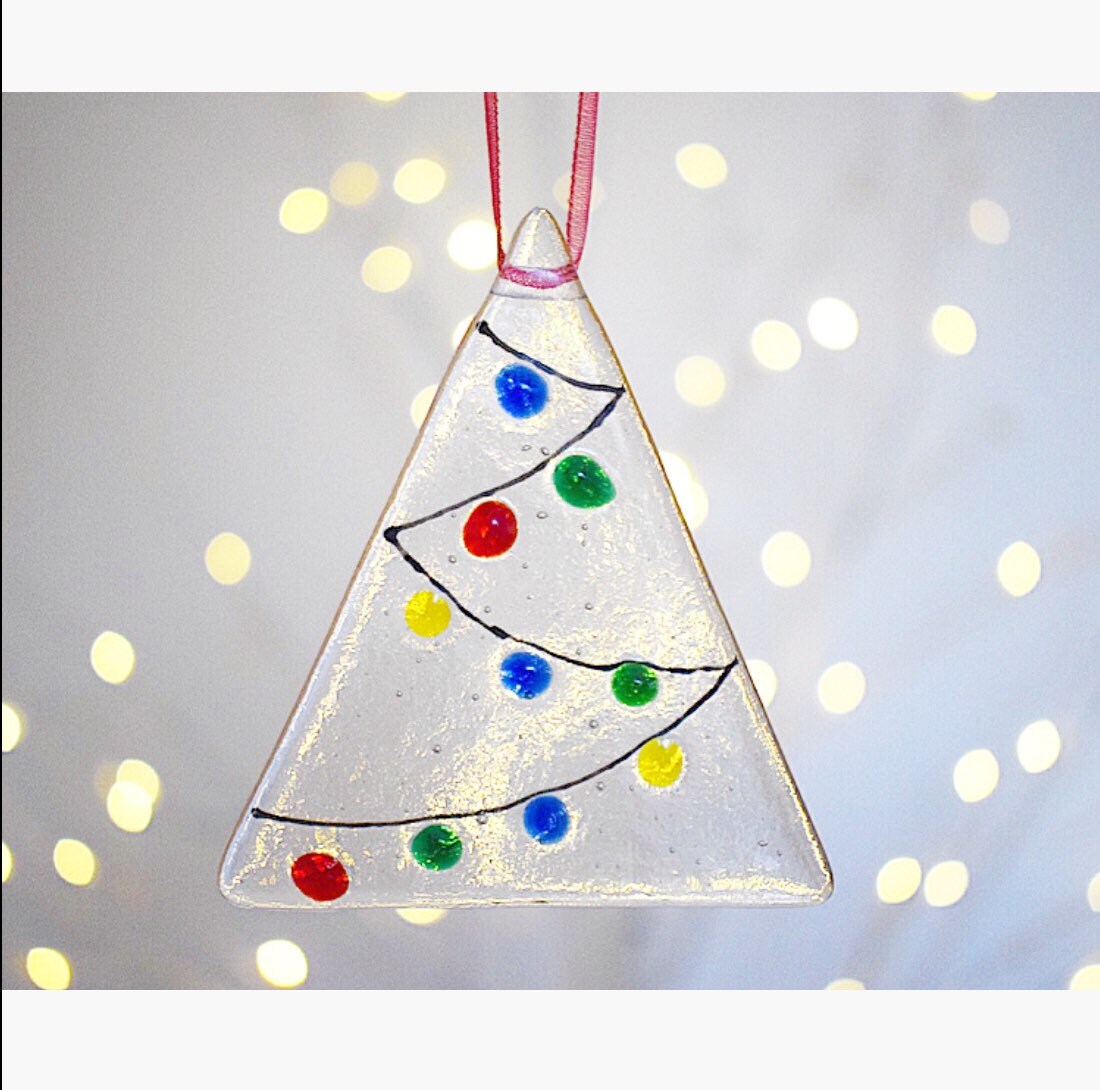 fused glass ideas for christmas