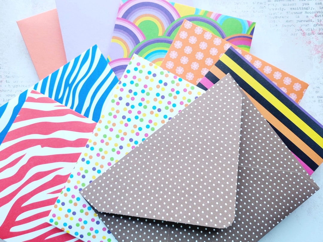 Multicolor - Handmade Fabric Envelopes (Assorted Set of 5) 11 main image 0
