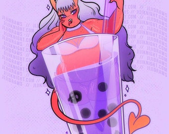 PRINT // Taro Boba Babe