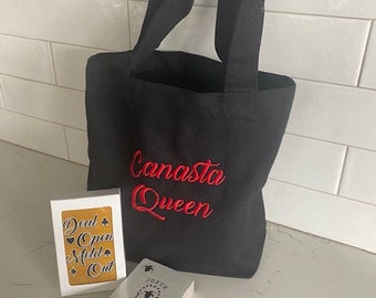 Canasta-Tasche mit Spielkarten