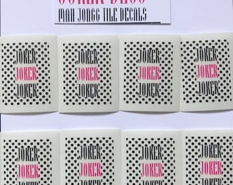 mah jongg joker decals