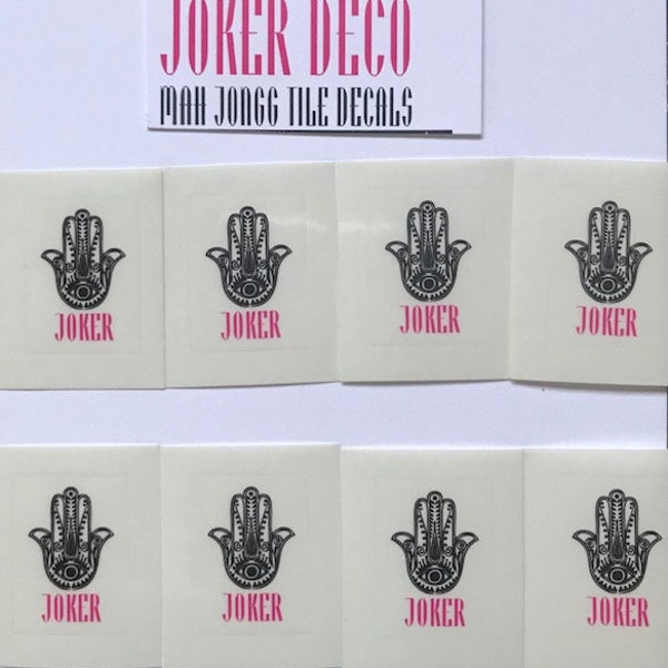 Mah Jongg Hamsa themed Joker Decals