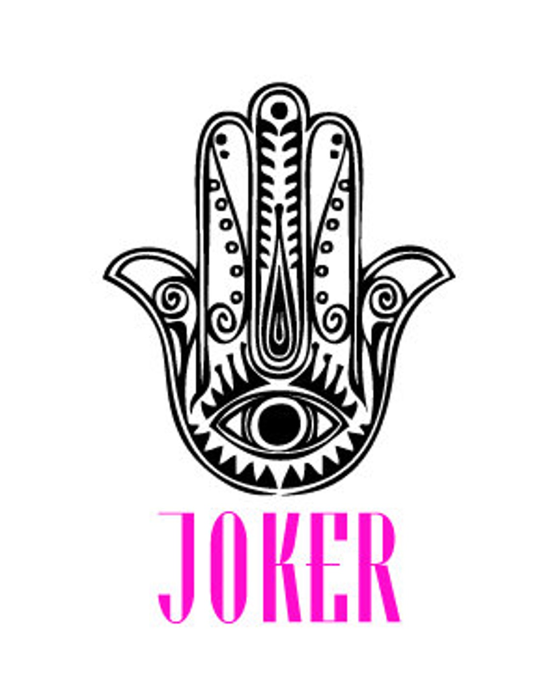 Mah Jongg Hamsa Themed Joker Decals Etsy