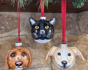 Custom Hand Painted Pet Ornaments