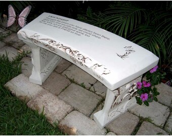 FRIENDSHIP  ( STOCK ) for customization see CUSTOM Friendship bench