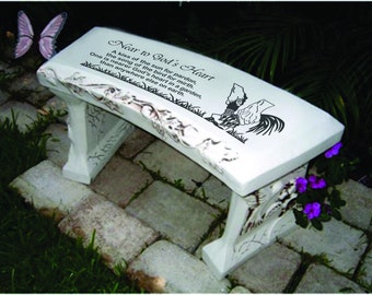 Near to God's Heart STOCK for customization see Near to God's Heart CUSTOM bench