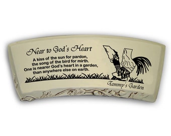 CUSTOM - Near To God garden bench