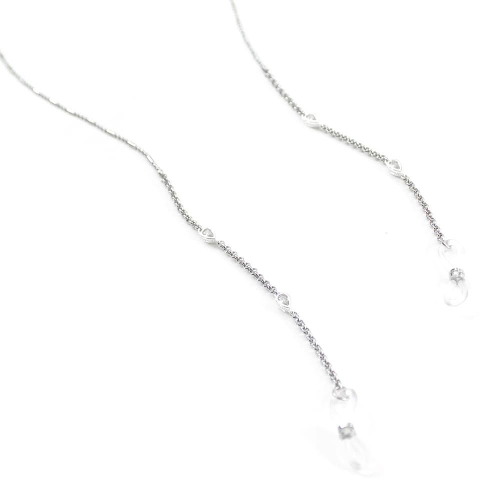 Silver Glasses Chain Sterling Silver Plated Sunglasses Chain Etsy