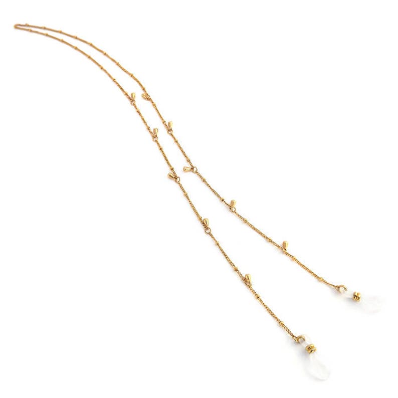 Festival Trendy Bohemian Sunglasses Chain Hanger Gold Plated Etsy